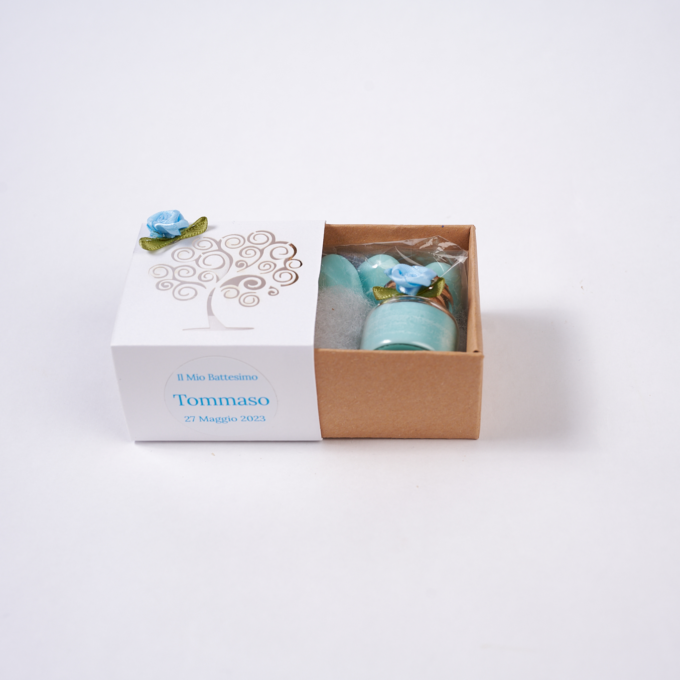 Portaconfetti con Mini Candela 10g