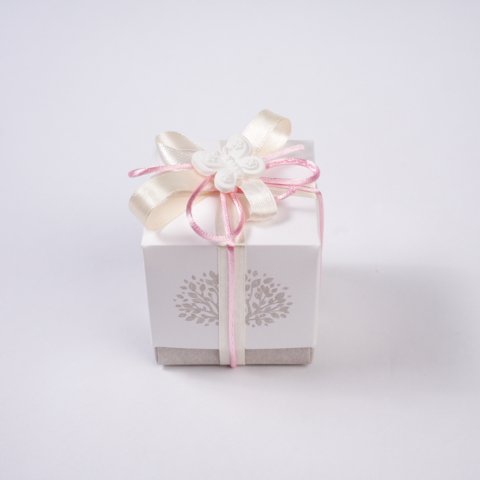 Candela 50g con Confezione Apertura a Fiore