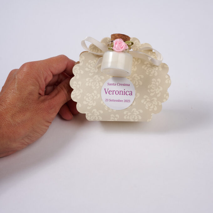 Portaconfetti con Mini Candela