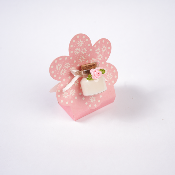 Portaconfetti a Fiore con Mini Candela