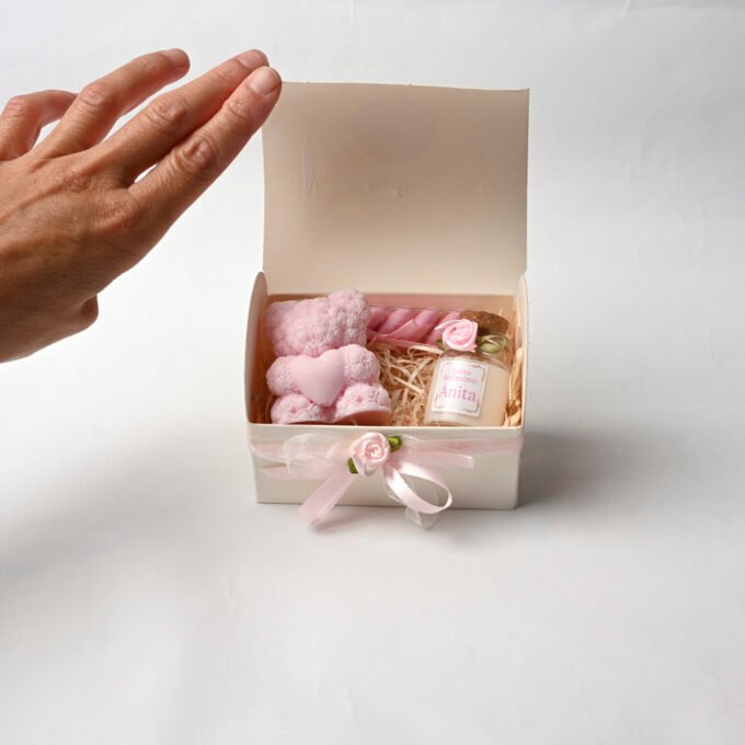 Box Bianca Teddy e Candelina